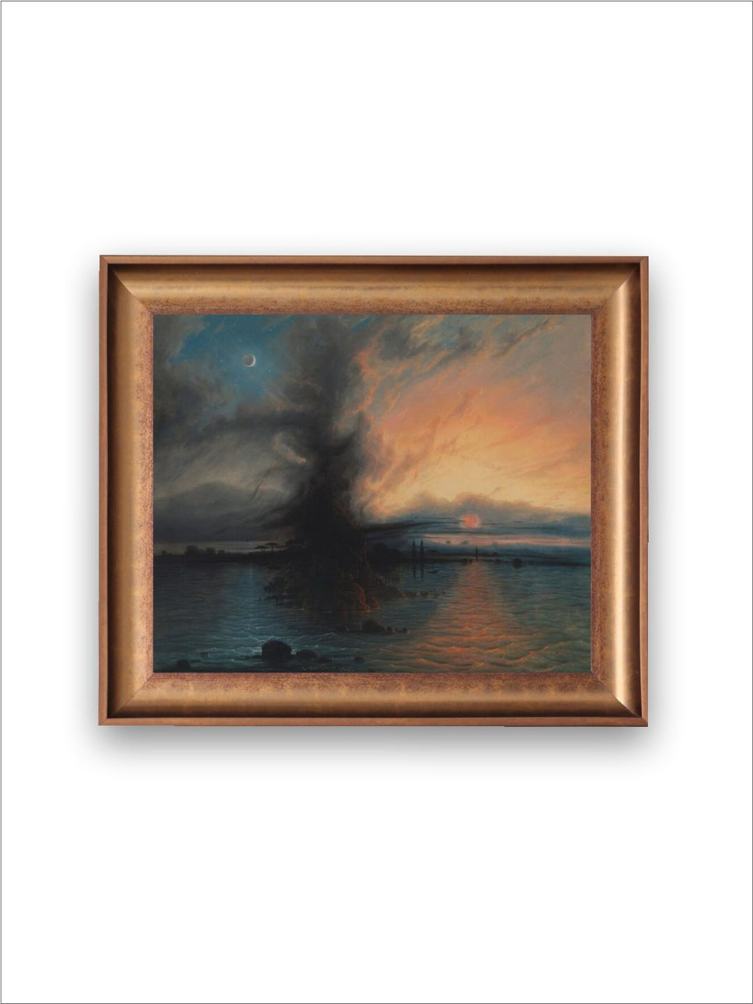The Vintage Artistry Brown & Black Religious Painting Wall Art