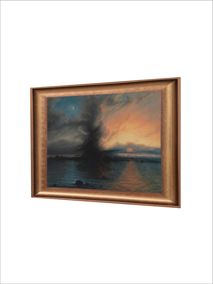 The Vintage Artistry Brown & Black Religious Painting Wall Art