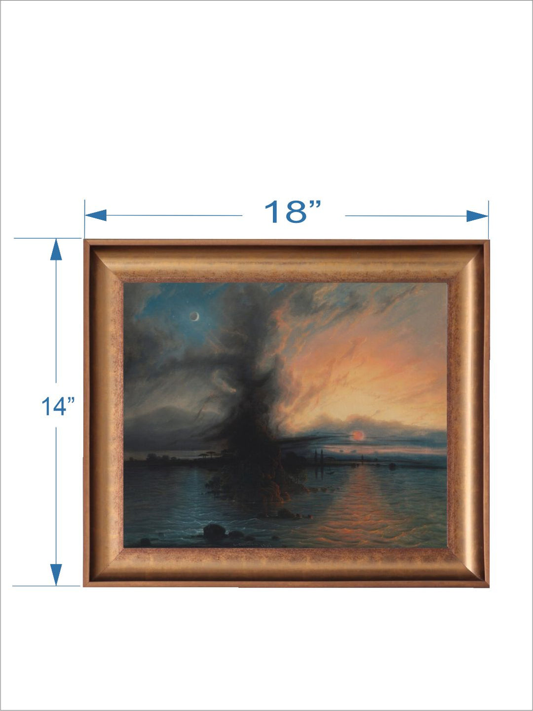 The Vintage Artistry Brown & Black Religious Painting Wall Art