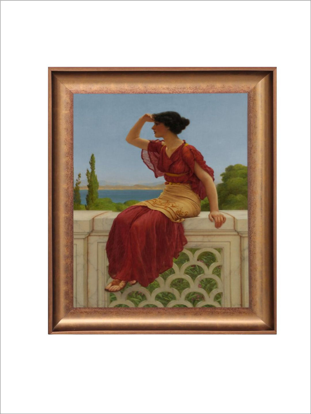 The Vintage Artistry Blue & Brown Famous Paintings Wall Art