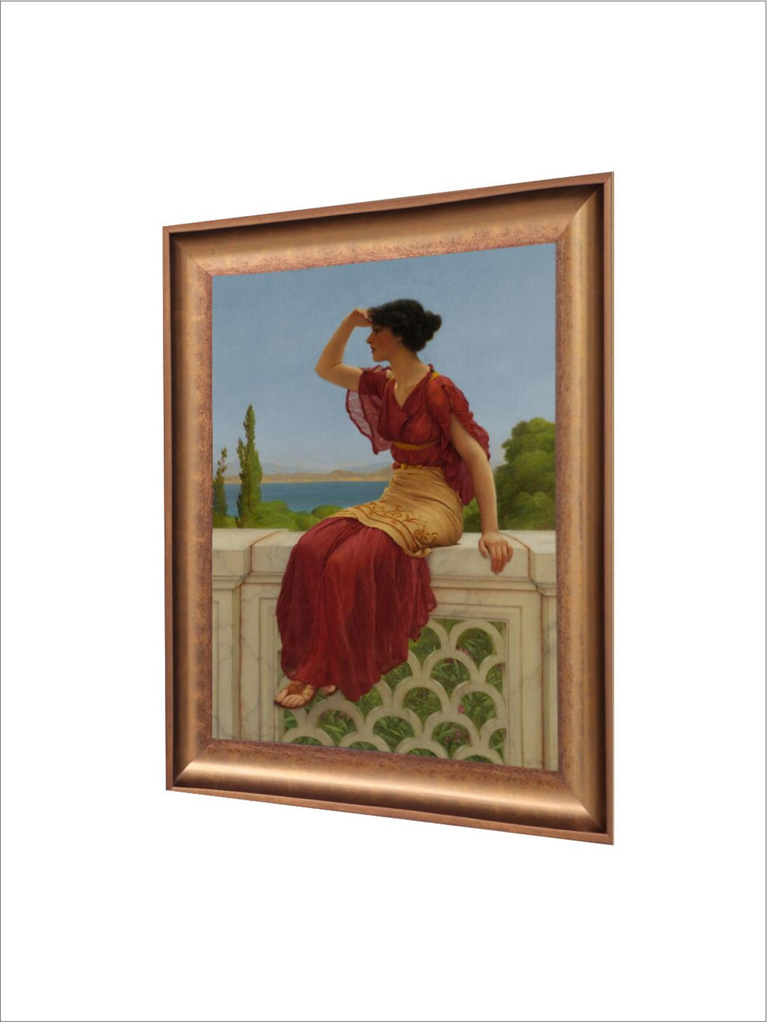 The Vintage Artistry Blue & Brown Famous Paintings Wall Art
