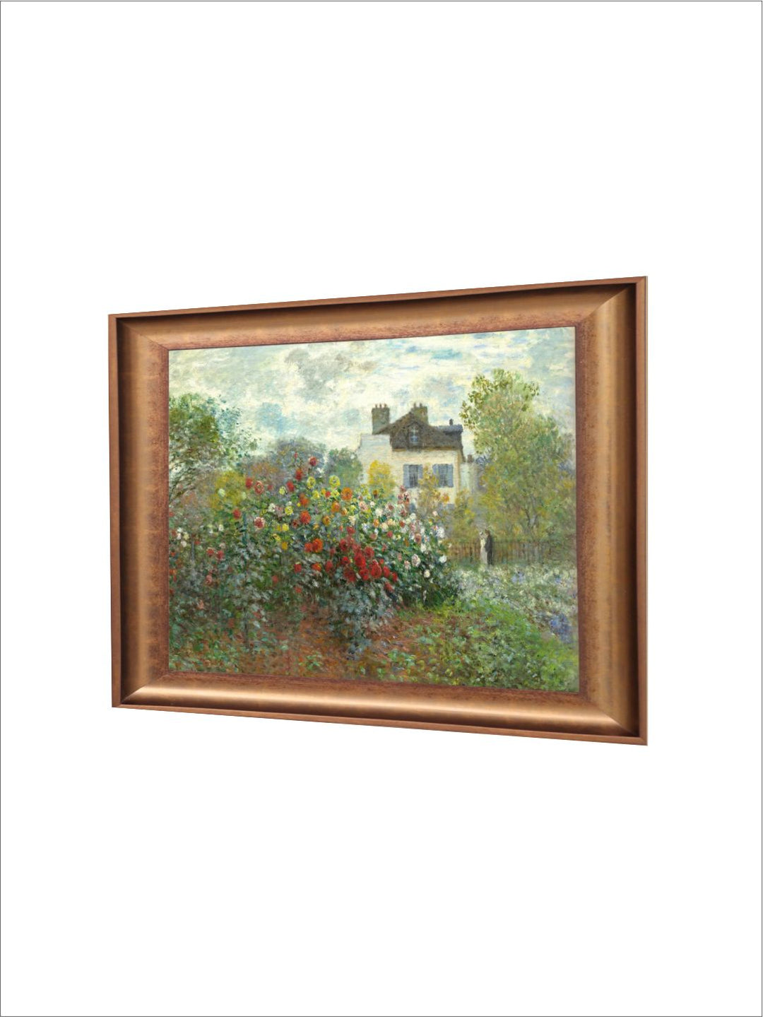 The Vintage Artistry Brown & Green Interior Of Cottage Framed Wall Painting