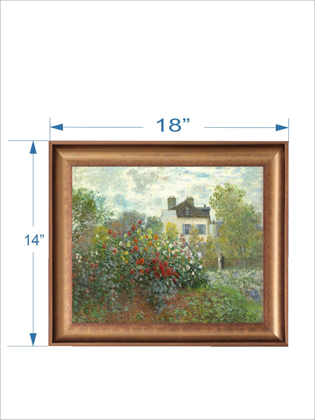 The Vintage Artistry Brown & Green Interior Of Cottage Framed Wall Painting