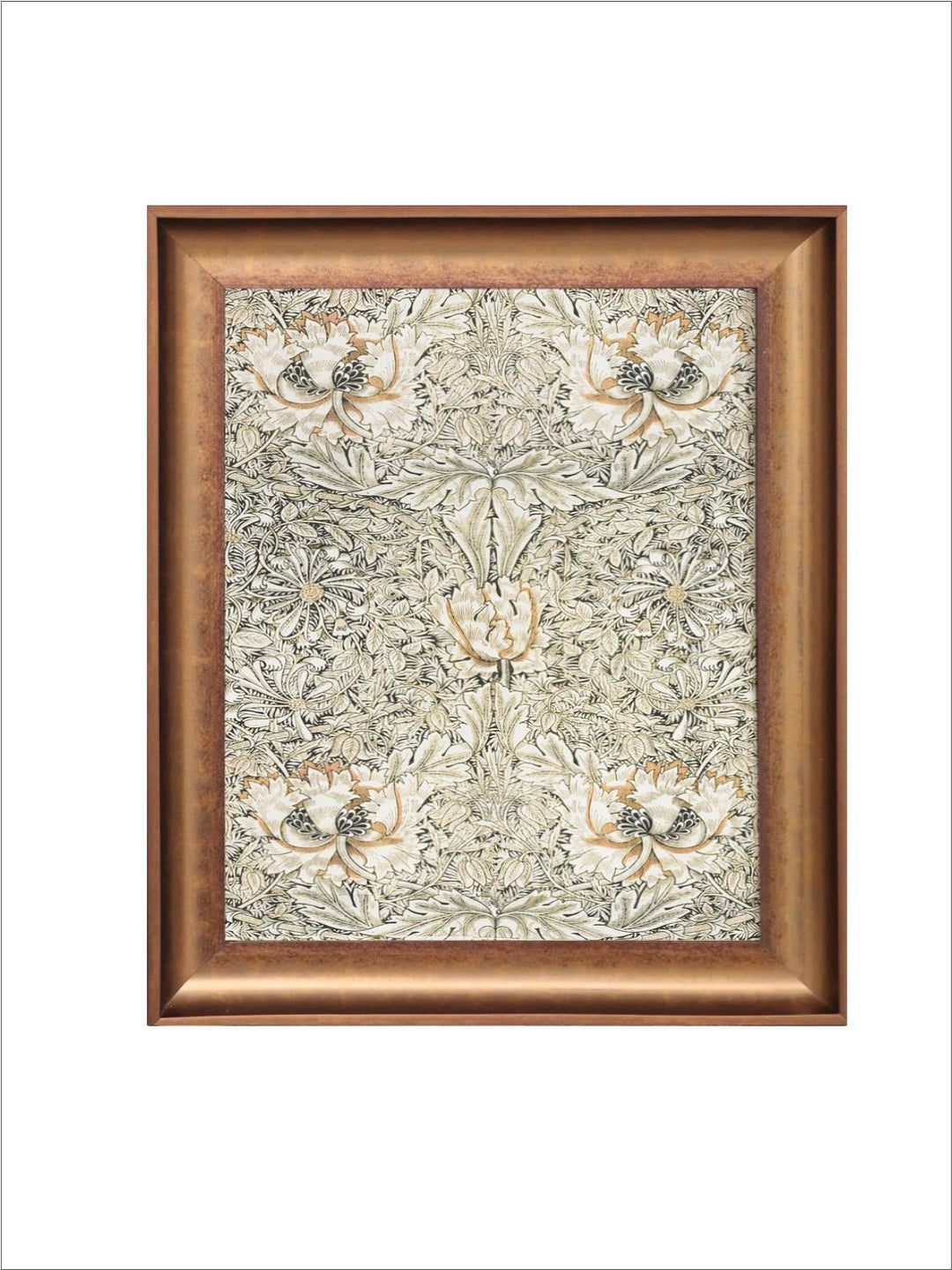 The Vintage Artistry White & Brown Nouveau Painting Wall Art