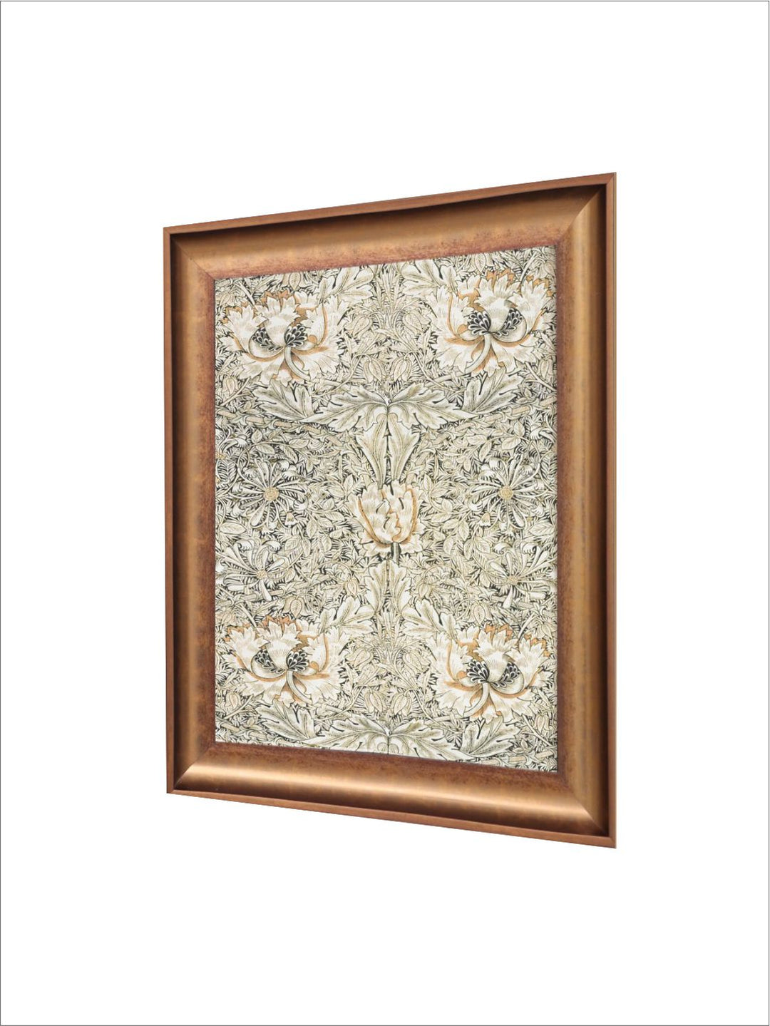 The Vintage Artistry White & Brown Nouveau Painting Wall Art