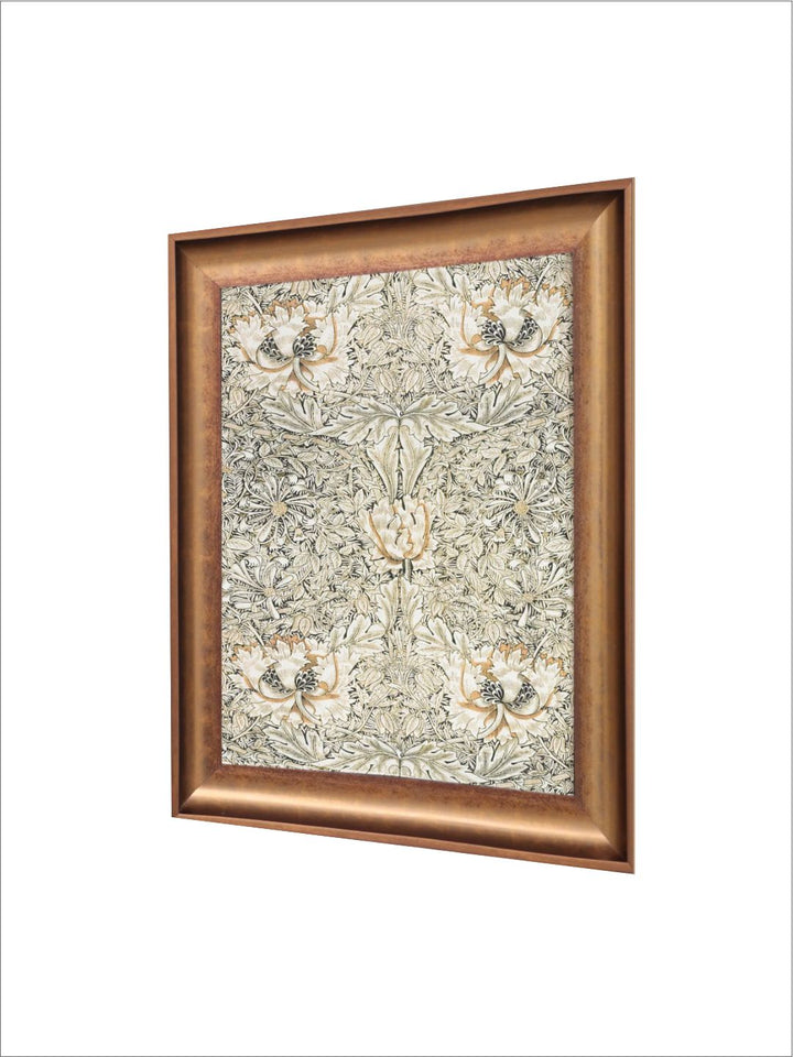 The Vintage Artistry White & Brown Nouveau Painting Wall Art