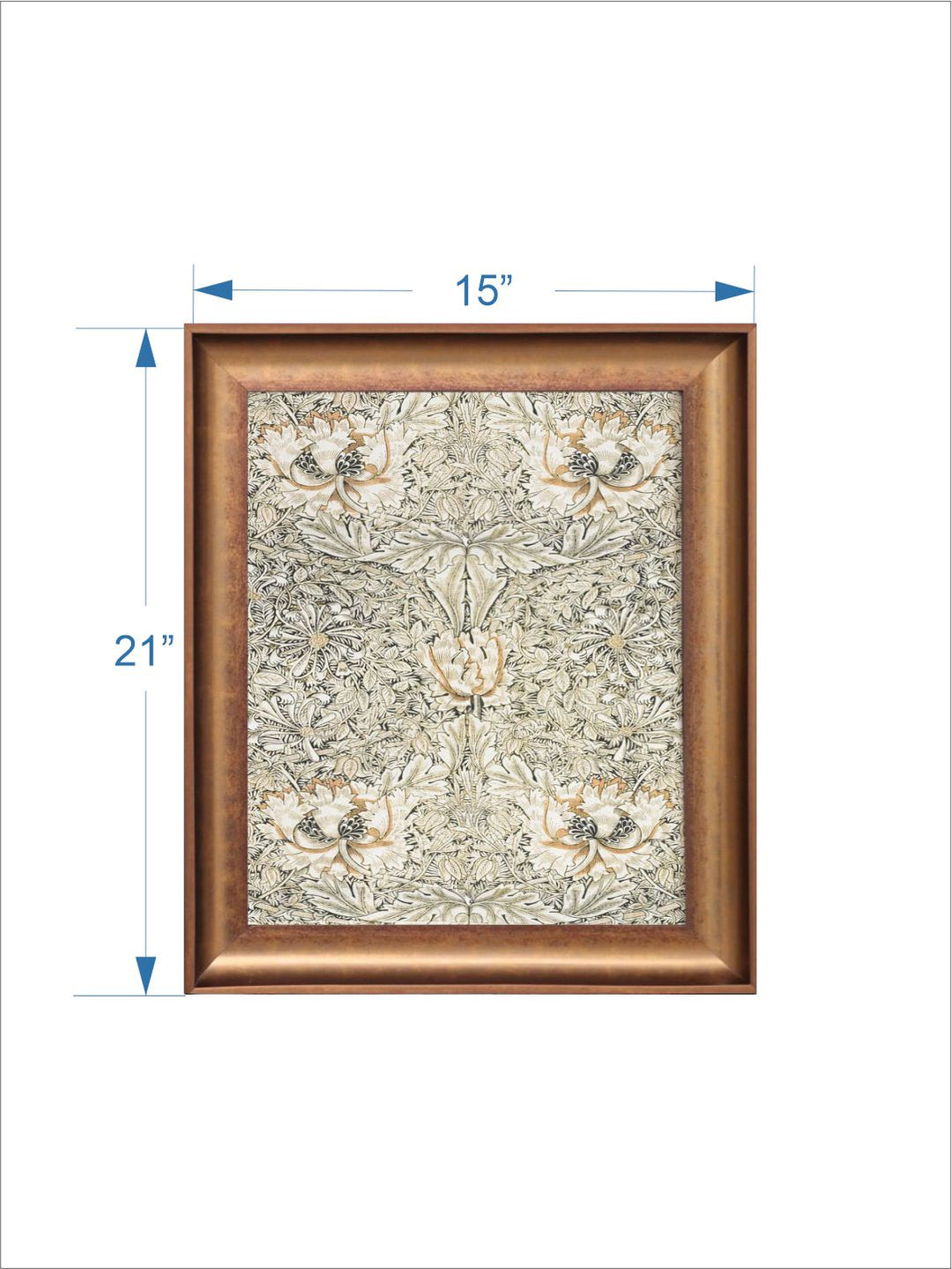 The Vintage Artistry White & Brown Nouveau Painting Wall Art
