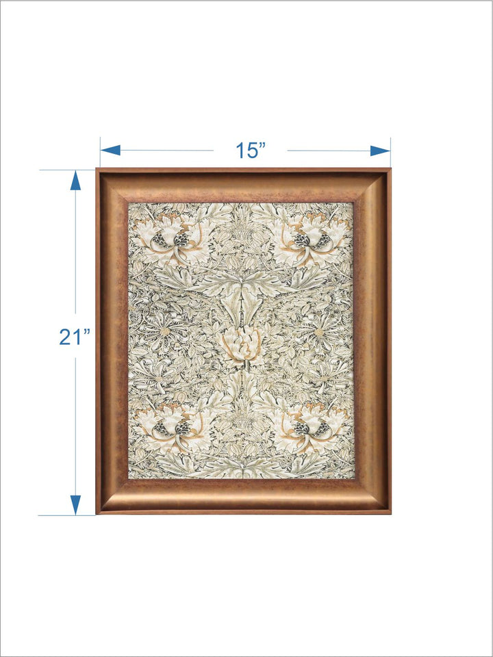 The Vintage Artistry White & Brown Nouveau Painting Wall Art