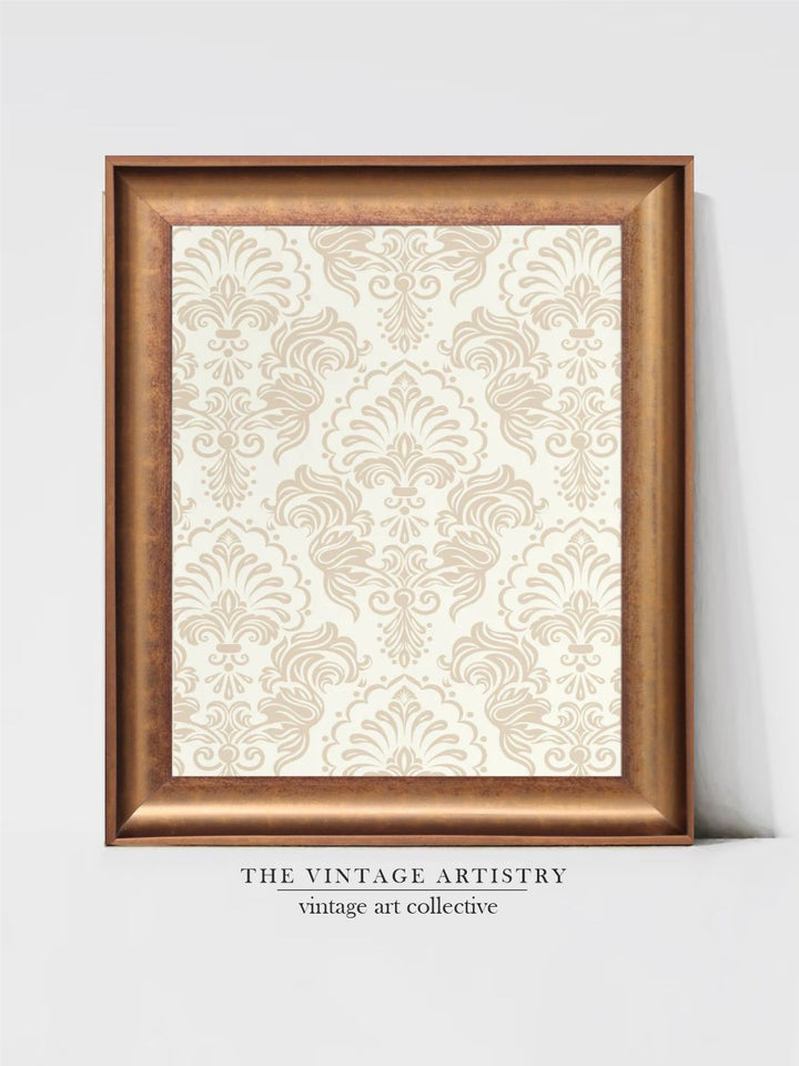 The Vintage Artistry Browntextile Painting Wall Art