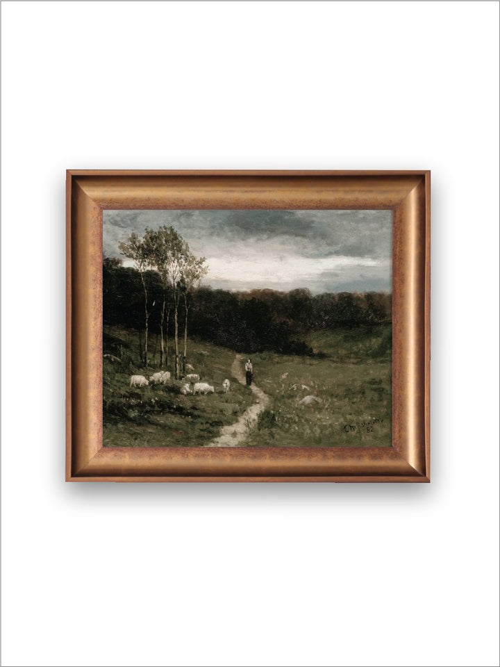 The Vintage Artistry Landscape Digital Painted Wall Art