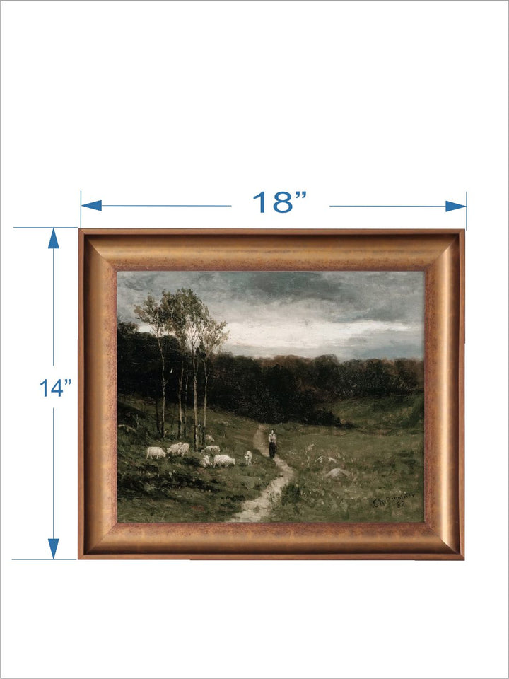 The Vintage Artistry Landscape Digital Painted Wall Art