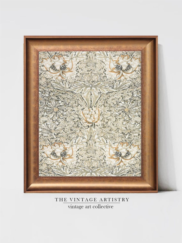 The Vintage Artistry Beigetextile Painted Wall Art