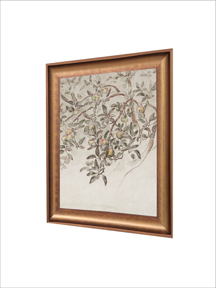 The Vintage Artistry Brown & Beige Antique Botanical Painting Wall Art