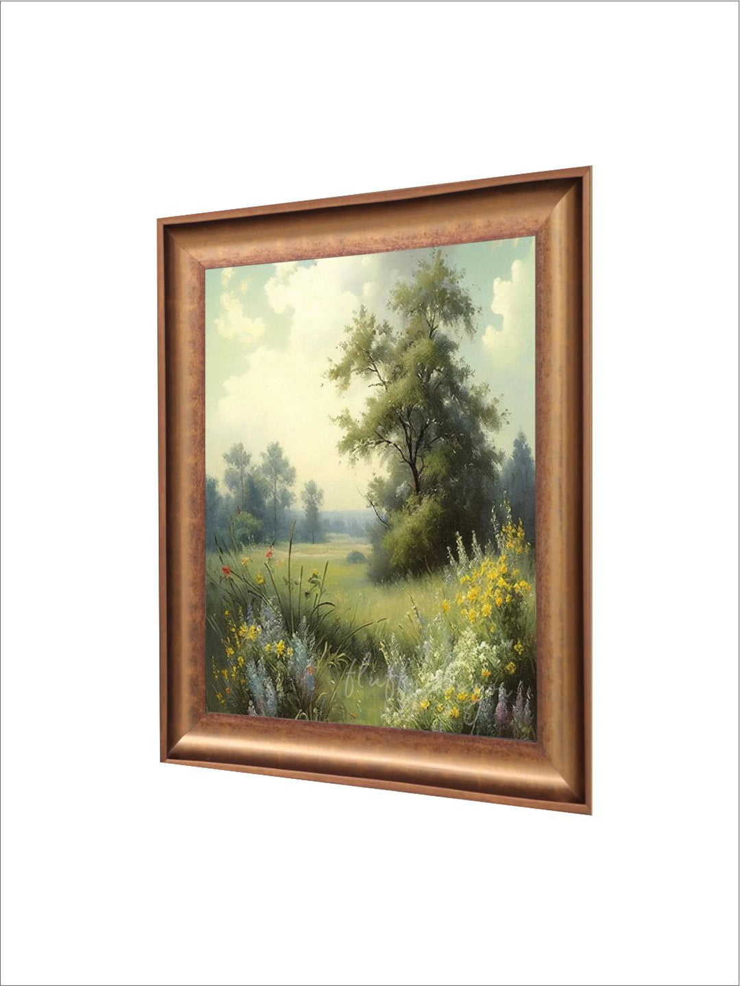 The Vintage Artistry Landscape Flower Meadow Wall Art