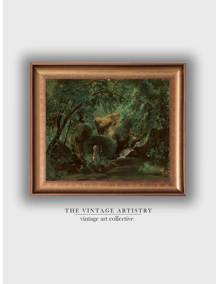 The Vintage Artistry Green & Brown Woodlands Wall Art