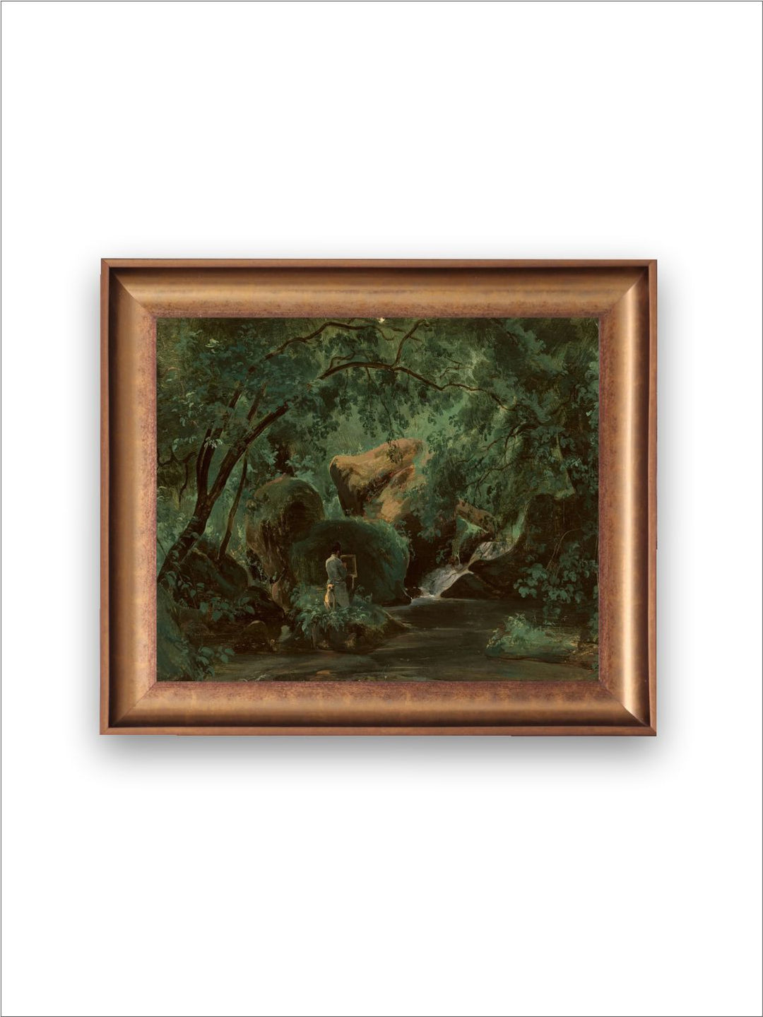 The Vintage Artistry Green & Brown Woodlands Wall Art