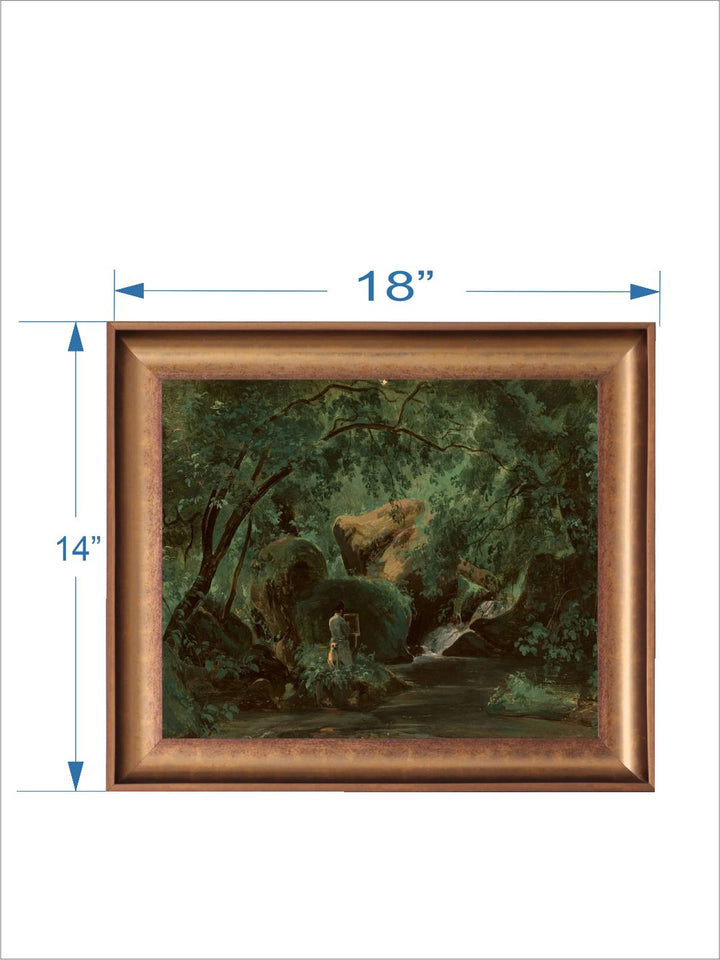 The Vintage Artistry Green & Brown Woodlands Wall Art