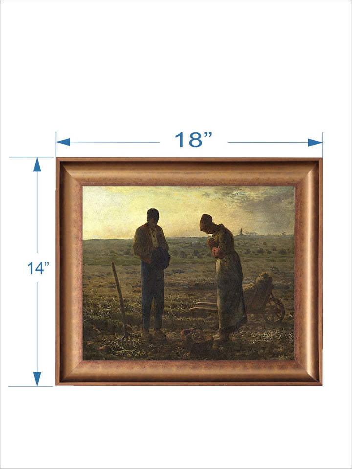 The Vintage Artistry Green & Brown Classic Wooden Framed Painting Wall Art