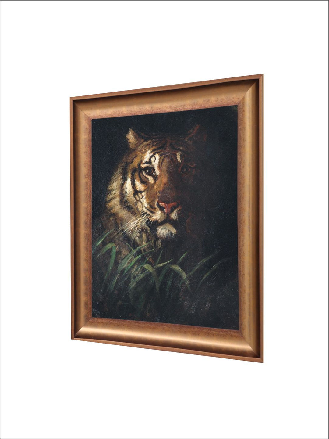 The Vintage Artistry Tiger Painting Wall Art
