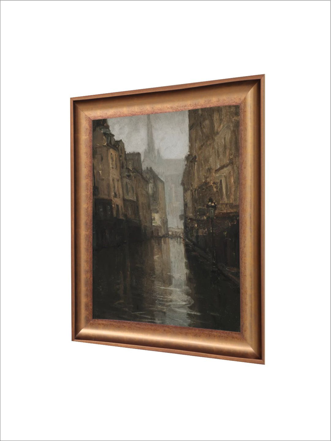 The Vintage Artistry Brown & Beigefrench Framed Wall Painting