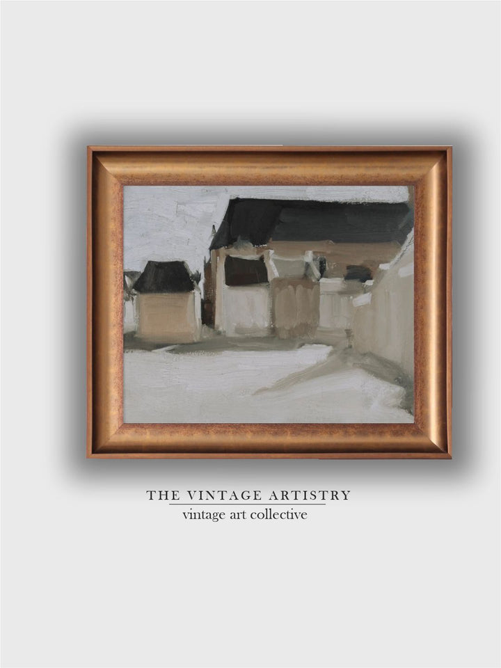 The Vintage Artistry Beige & Grey Neutral Wall Art