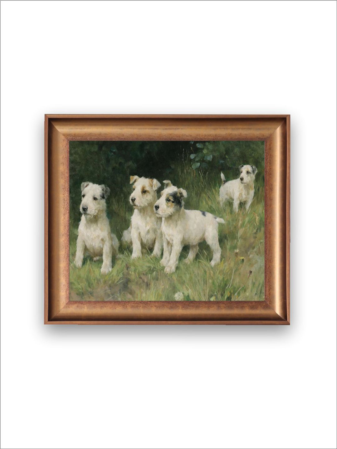 The Vintage Artistry White & Green Rising Generation Painting Wall Art