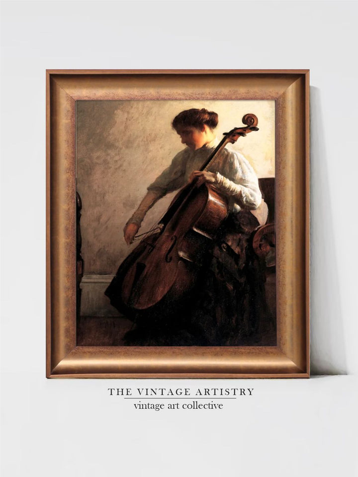 The Vintage Artistry White & Brownoil Portrait Painting Wall Art