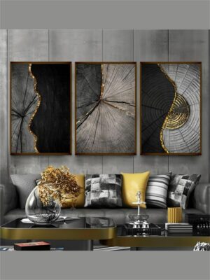 Sylvan Secrets in Gold – Modern minimalist art