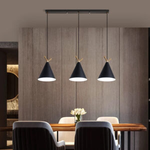 Modern ceiling chandelier Nordic simple chandelier above dining table kitchen guest room coffee shop interior lighting