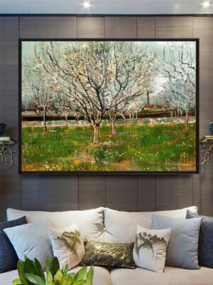 “Plum Trees In Blossom By Van Gogh Wall Painting”