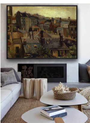 “Roofs In Paris By Van Gogh Wall Art”