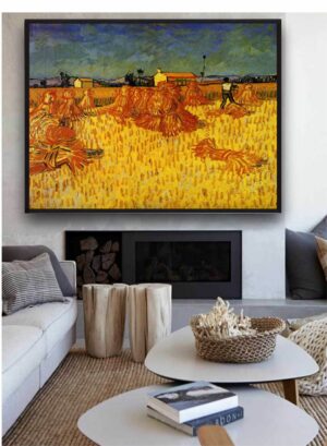 “Yellow & Red Harvest In Provence By Van Gogh Painting ”