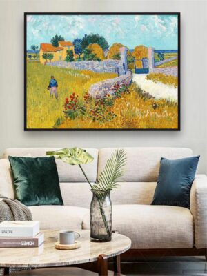 “Farmhouse in Provence By Van Gogh Framed Wall Art”